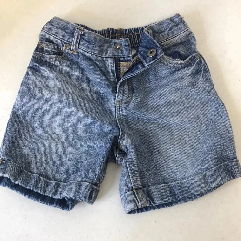 Ralph Lauren Denim Snap Button Shorts 24 Months